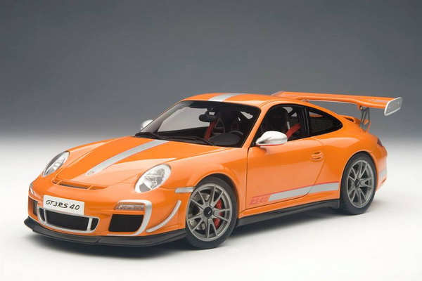 Модель 1:18 Porsche 911 (997) GT3 RS 4.0 - orange
