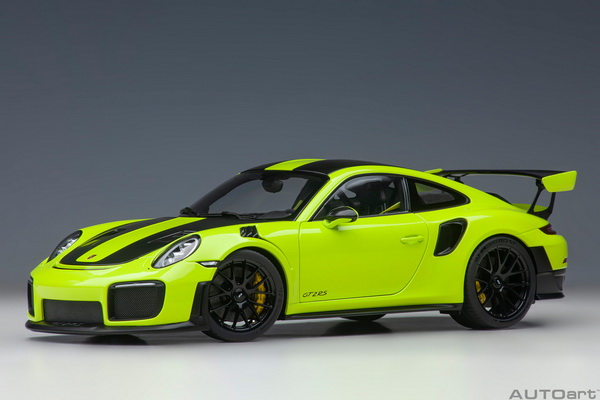 Porsche 911 (991.2) GT2 RS Weissach Package - 2019 - Acid Green) 78187 Модель 1:18