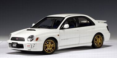 Модель 1:18 Subaru New Age Impreza WRX STi - white