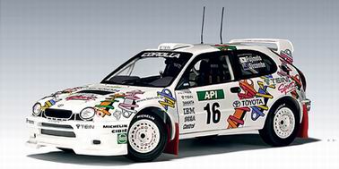 Модель 1:18 Toyota Corolla WRC №16 Asia Pacific Champ (Fujimoto - Sircom)