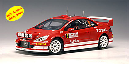 Модель 1:18 Peugeot 307 WRC №8 Rallye Monte-Carlo night version (Martin - Park)