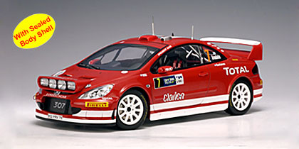 Модель 1:18 Peugeot 307 WRC №7 Rally Germany night version (Marcus Gronholm - Timo Rautiainen)