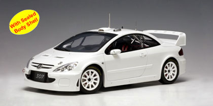 Модель 1:18 Peugeot 307 WRC plain body version - white