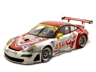Модель 1:18 Porsche 911 (997) GT3 RSR №45 Flying Lizard MotorSports (Johannes Van Overbeek - Jorg Bergmeister)
