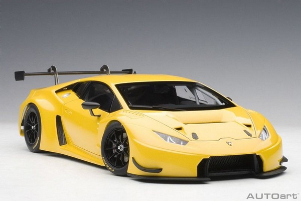 Модель 1:18 Lamborghini Huracan GT3 Plain Body 2015 - yellow