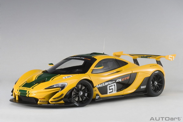 McLaren P1 GTR - Yellow 81544 Модель 1:18