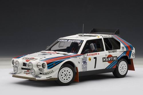 Модель 1:18 Lancia Delta S4 №7 «Martini» Winner Rallye Monte-Carlo (Henri Pauli Toivonen - Sergio Cresto)