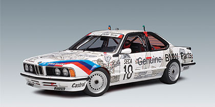 Модель 1:18 BMW 635 CSi №10 Spa original parts (Roberte Ravaglia - Berger - Emanuele Pirro)