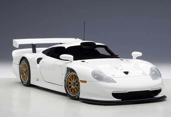 Модель 1:18 Porsche 911 GT1 - white