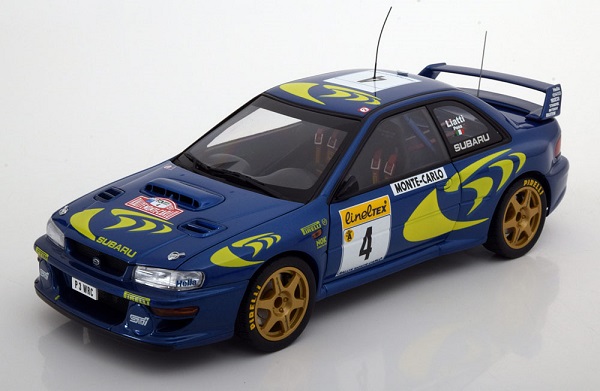 Модель 1:18 Subaru Impreza WRC №4 Rallye Monte-Carlo (Piero Liatti - Fabriziapon)