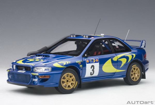 Модель 1:18 Subaru Impreza WRC №3 Winner Safari Rally (Colin McRae - Nicky Grist)