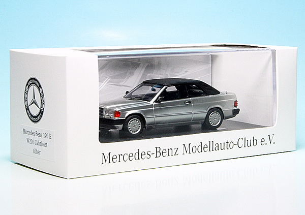 Модель 1:43 Mercedes-Benz 190E 2.6 Convertible (W201) (Germany, 1990) 