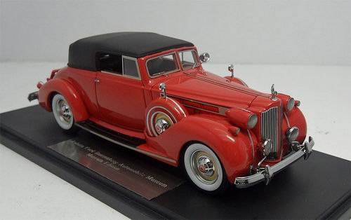 Модель 1:43 Packard Twelve Convertible Victoria - red