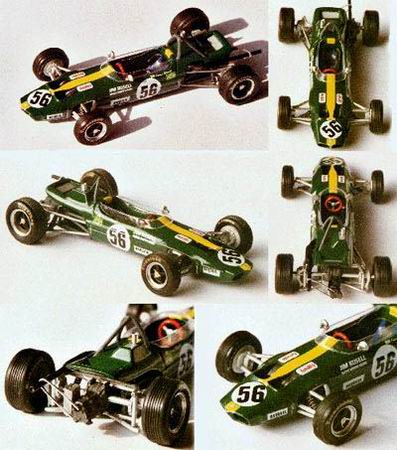 Модель 1:43 Lotus 59 F3 Team Jim Russell №56 Brands Hatch (Emerson Fittipaldi) KIT