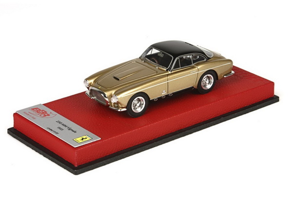 Модель 1:43 Ferrari 250MM Vignale (leather base; L.E.20pcs) - gold/black