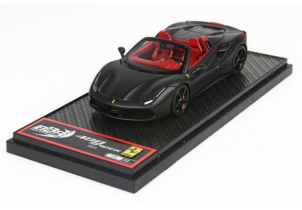 Модель 1:43 Ferrari 488 Spider2015 - Matt black