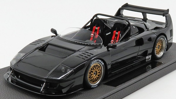 Ferrari F40 LM Beurlys Barchetta Spider - black (L.E.250pcs) TOP068C Модель 1:18