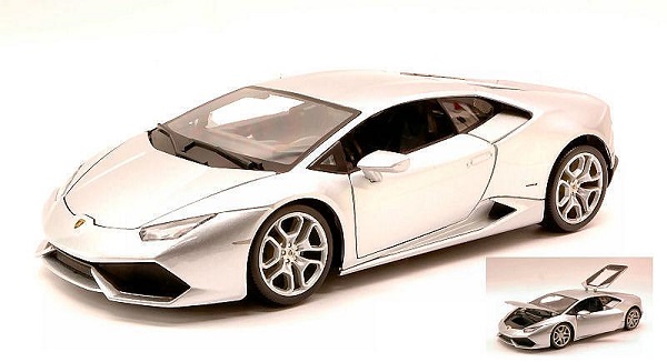 Модель 1:18 Lamborghini Huracan LP 610-4 - silver