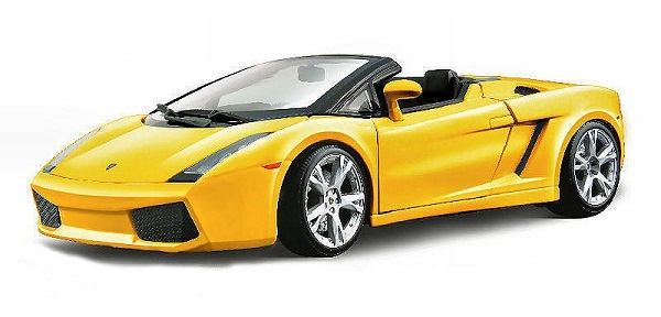 Модель 1:18 Lamborghini Gallardo Spyder - yellow