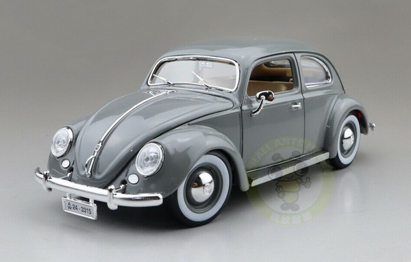 Модель 1:18 Volkswagen Beetle 1955 - Grey