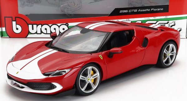 Модель 1:18 Ferrari 296 GTB Assetto Fiorano - 2022 - Red/Silver