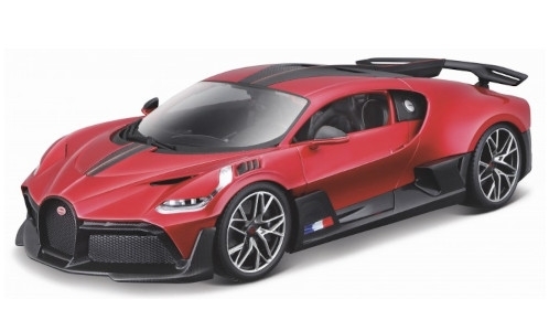 Модель 1:18 Bugatti Divo - red/carbon
