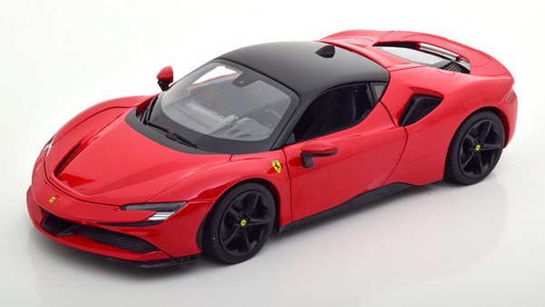 Модель 1:18 Ferrari SF90 Stradale 2020 - red/black