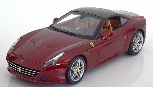 Модель 1:18 Ferrari California T Hardtop closed - dark red/black