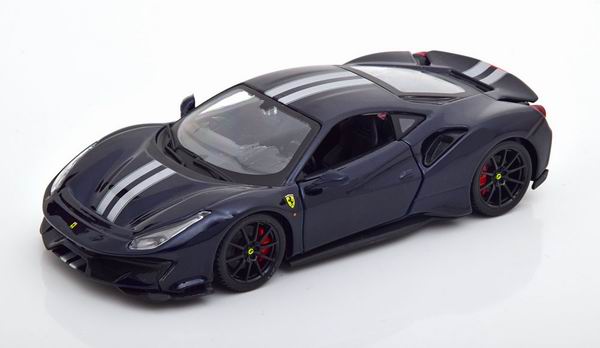 Модель 1:24 Ferrari 488 Pista - Black/silver