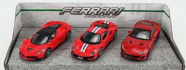 Ferrari - Set 3x Laferrari 2013 - 458 Italia Speciale 2013 - 812 Superfast 2017