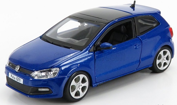 Volkswagen POLO GTI 1.4 TSi - blue met BU21059BL Модель 1:24