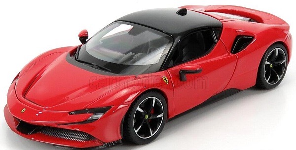Ferrari SF90 Hybrid Stradale - red/black BU26028R Модель 1:24