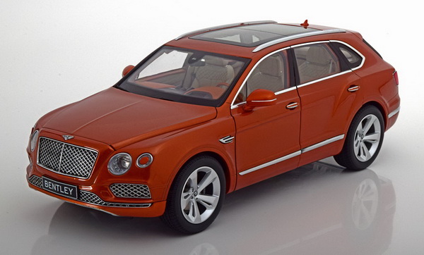 Модель 1:18 Bentley Bentayga - orange flame