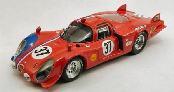 Alfa Romeo 33.2 Coupe #37 Le Mans 1968 Pilette - Slotemaker BEST9374 Модель 1:43