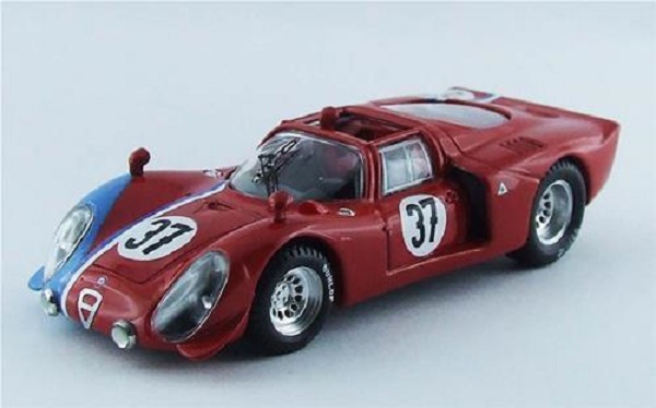Alfa Romeo 33.2 #37 Test Le Mans 1968 Gosselin - Trosch BEST9551 Модель 1:43