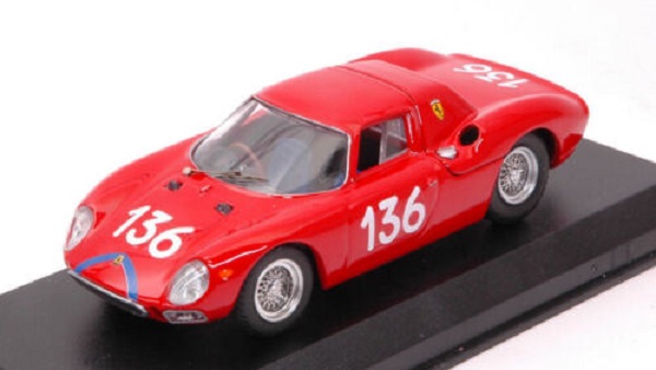 Ferrari 250 LM #136 Targa Florio 1965 Nicodemi - Lessona BEST9683 Модель 1:43
