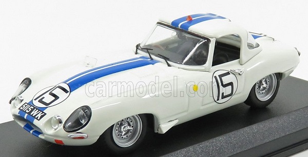 JAGUAR E-type Lightweight 3.8l Team Briggs Cunningham N 15 24h Le Mans 1963 S.cunningham - B.grossmann, White Blue