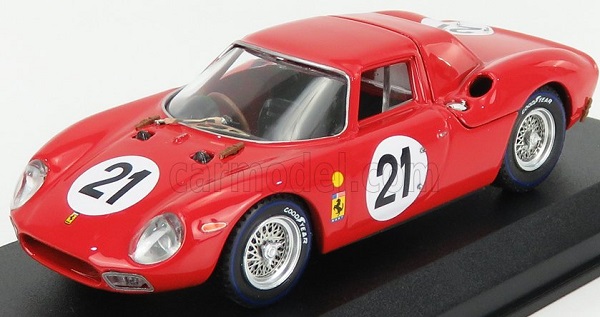 FERRARI 250lm 3.3l V12 Team N.a.r.t. North American Racing N 21 Winner 24h Le Mans 1965 M.gregory - J.rindt, Red BEST9173/2 Модель 1:43
