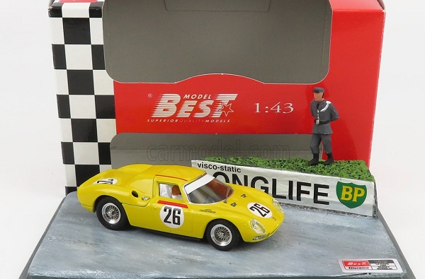 FERRARI 250lm 3.3l V12 Team Pierre Dumay N26 2nd 24h Le Mans (1965) P.Dumay - G.Gosselin, yellow