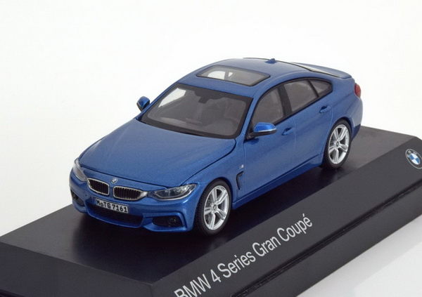 bmw 4er (f36) gran coupe - estoril blue 80422348792 Модель 1:43