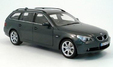 Модель 1:18 BMW 5-series Touring (E60) - grey-green met