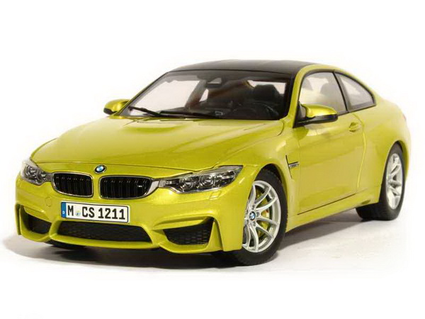 Модель 1:18 BMW M4 Coupe (F82) - austin yellow