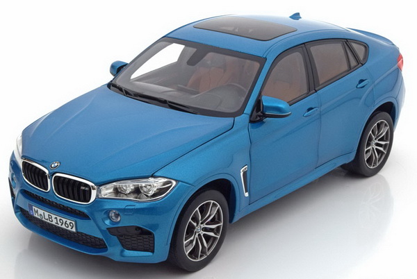 Модель 1:18 BMW X6 M (F86) - blue