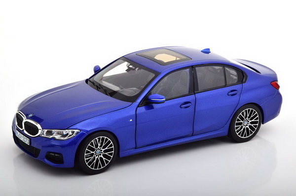 Модель 1:18 BMW 3er Serie (G20) - blue met