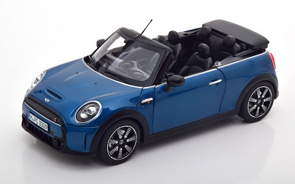 mini cooper s convertible - blue 80435A21540 Модель 1:18