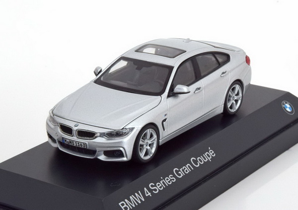 Модель 1:43 BMW 4er (F36) Gran Coupe - silver