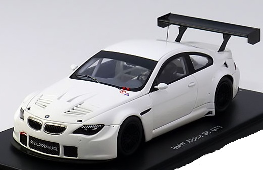Модель 1:43 BMW Alpina B6 GT3 Plain Body Version black wheels - white