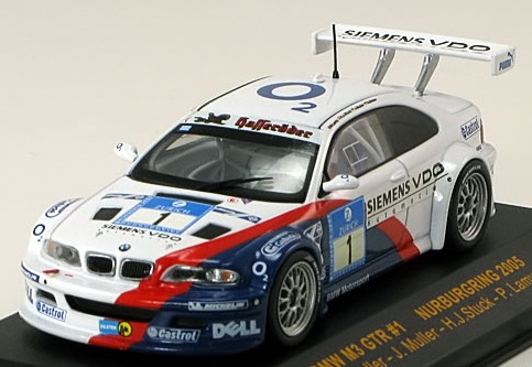 Модель 1:43 BMW M3 GTR (E46) №1 Nurburgring (D.Muller - J.Muller - Hans-Joachim Stuck - P.Lamy)