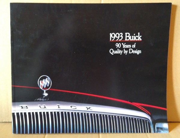 1993 Buick Full Line Deluxe Original Brochure (рекламный буклет) B-2049 Модель 1:1