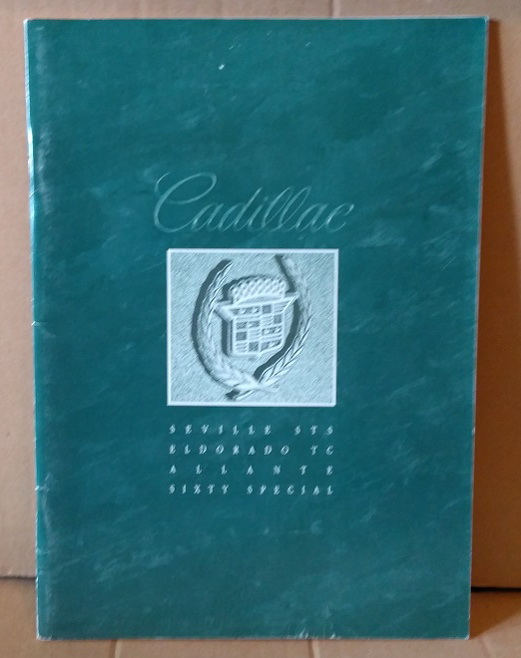 Cadillac brochure 1993 (рекламный буклет) B-2052 Модель 1:1